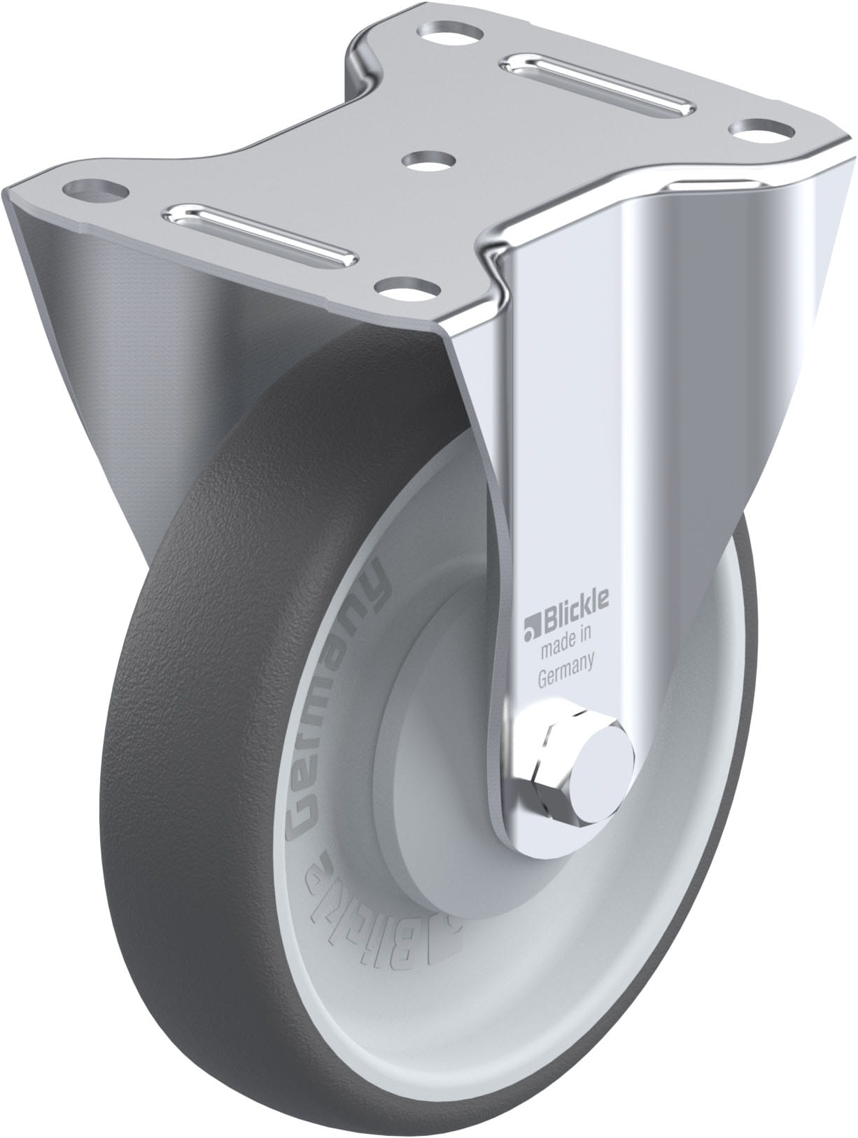 Bockrolle B-PATH 160KA, Ø 160 mm, max. 400 kg, hochwertiges Polyamid 6