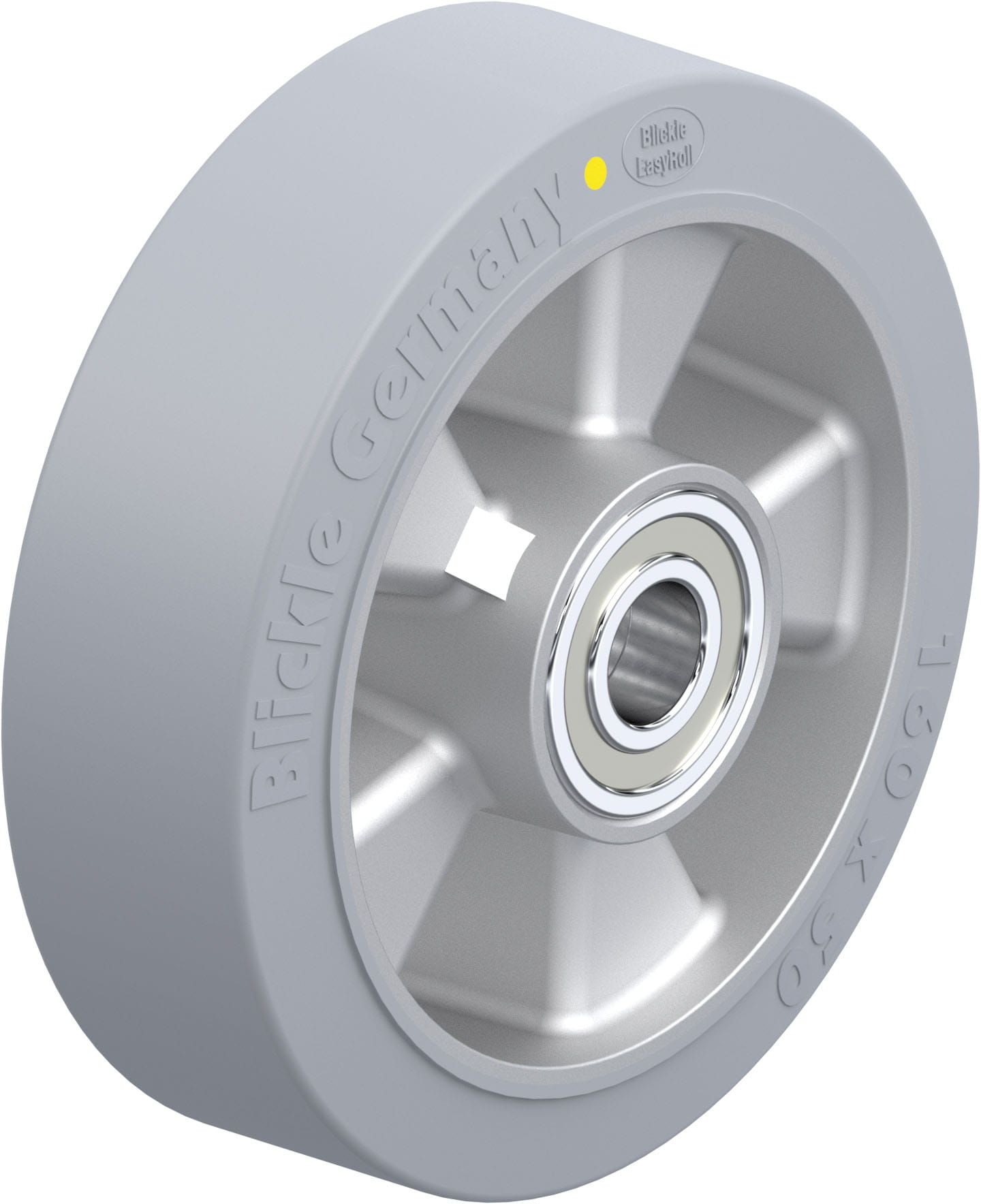 Rad ALEV 160/20K-SG-AS, Ø 160 mm, B 50 mm, Aluminium-Druckguss