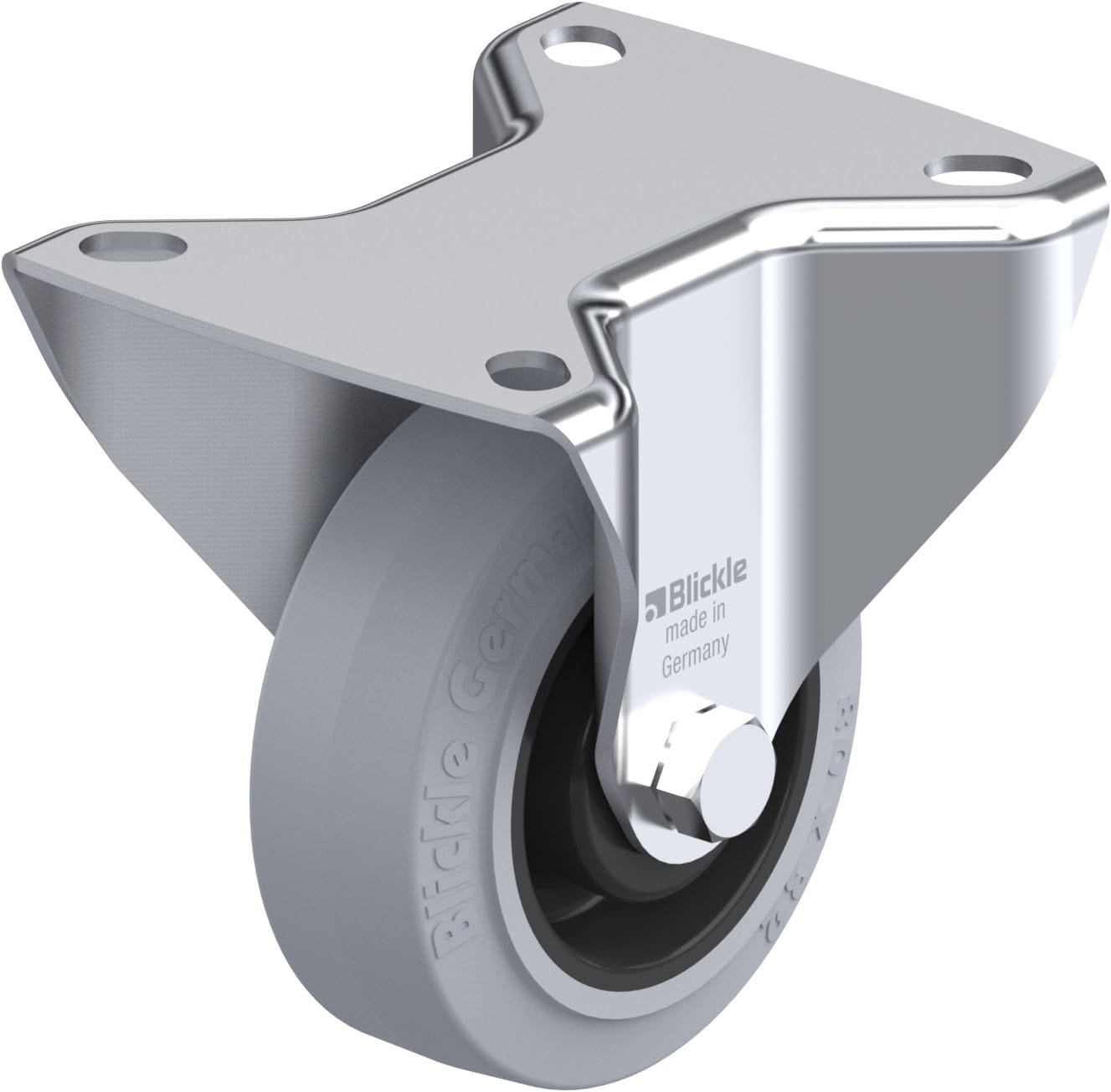 Bockrolle B-POEV 80XR-SG, Ø 80 mm, max. 140 kg, hochwertiges Polyamid 6