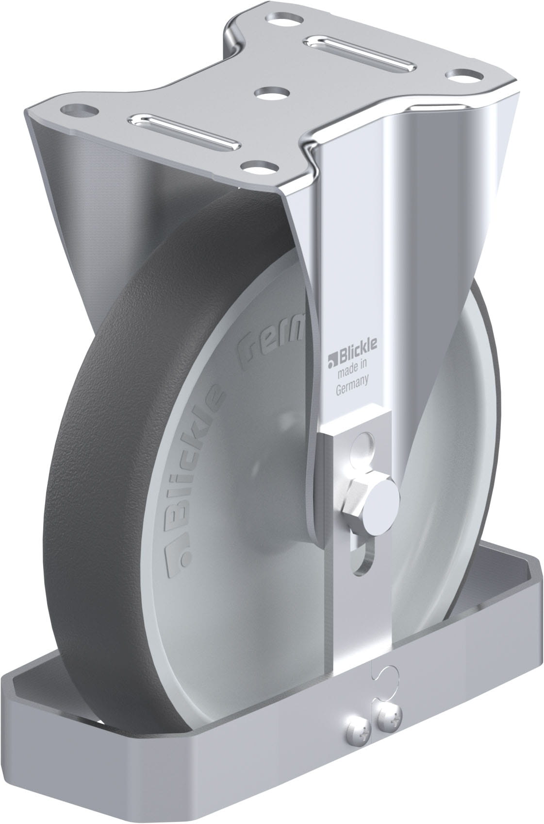 Bockrolle B-PATH 200G-FS, Ø 200 mm, max. 400 kg, hochwertiges Polyamid 6