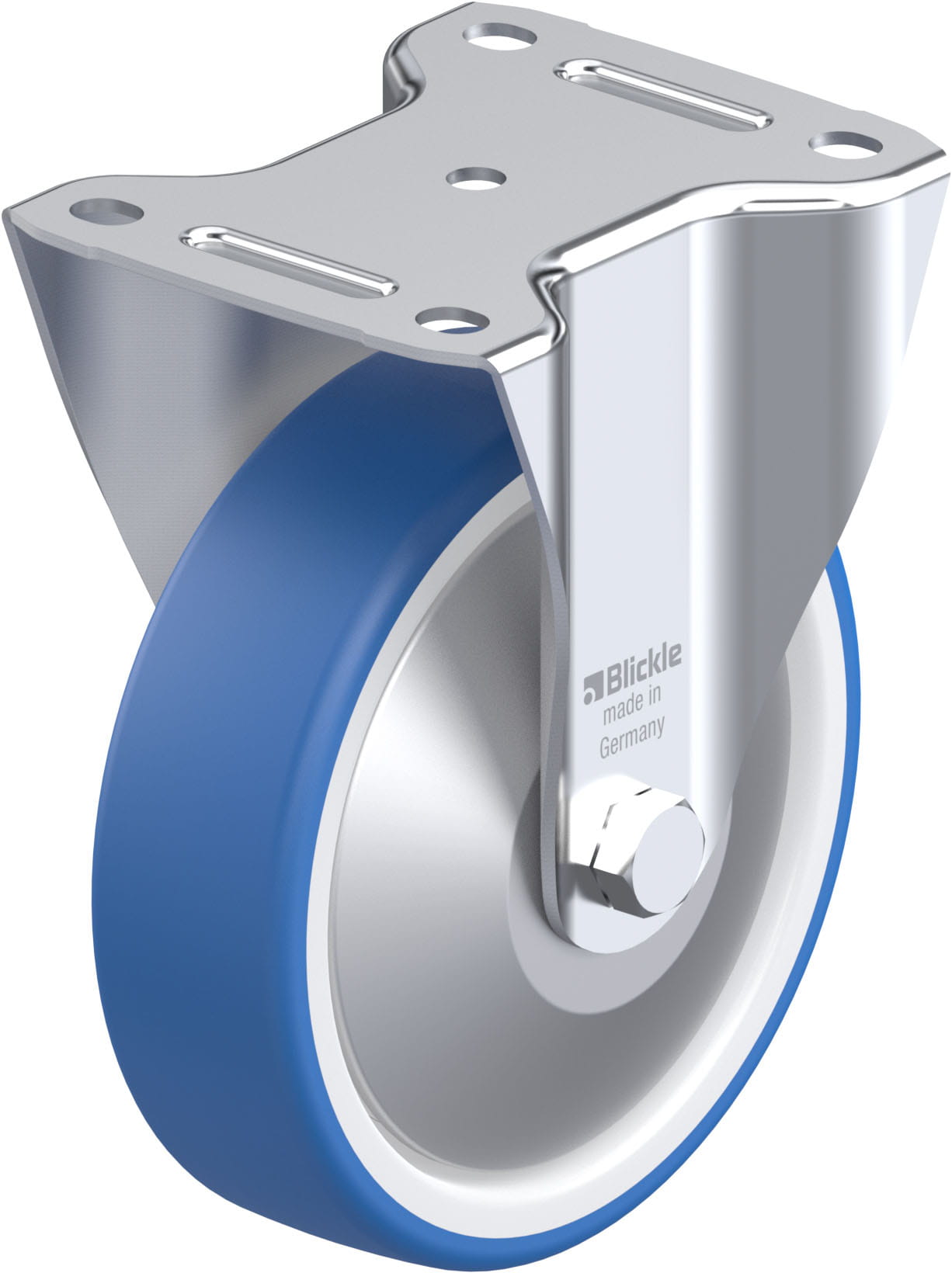 Bockrolle B-POTHS 160XK-FA, Ø 160 mm, max. 400 kg, hochwertiges Polyamid 6