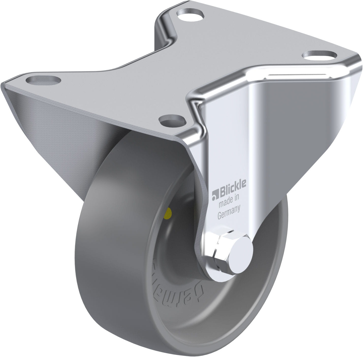 Bockrolle B-PO 80G-ELS, Ø 80 mm, max. 220 kg, hochwertiges Polyamid 6