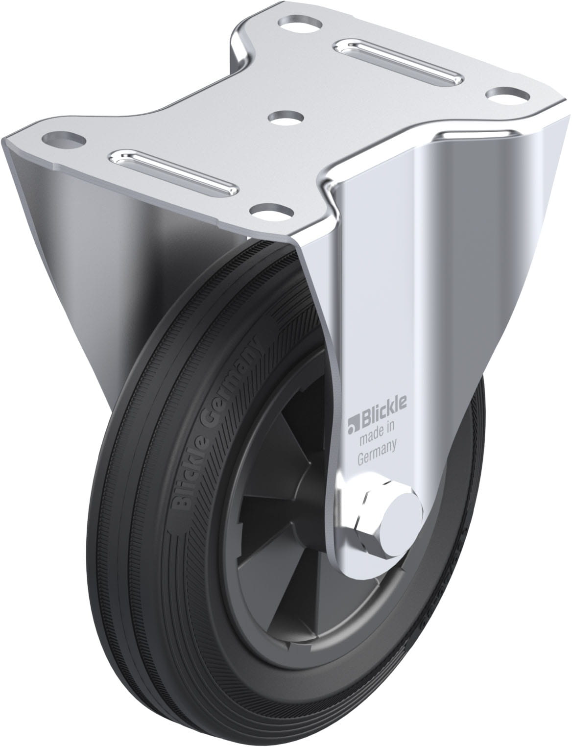 Bockrolle B-VPP 150G, Ø 150 mm, max. 135 kg, hochwertiges Polypropylen