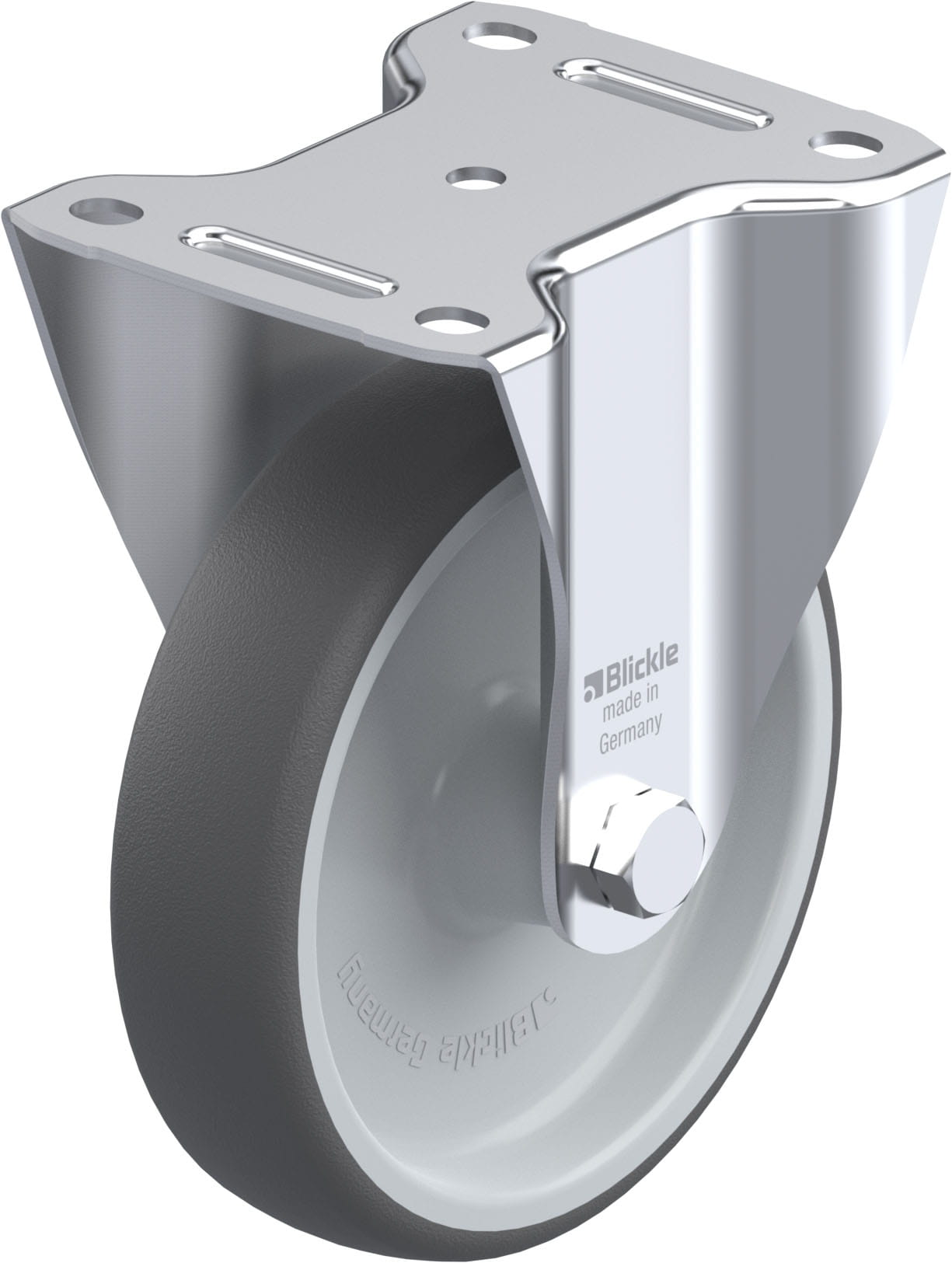 Bockrolle B-PATH 160G, Ø 160 mm, max. 400 kg, hochwertiges Polyamid 6