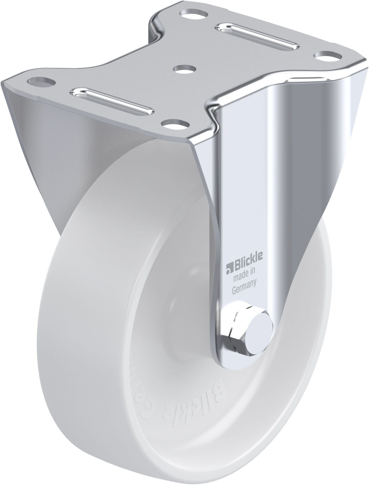 Bockrolle B-PO 150G, Ø 150 mm, max. 400 kg, hochwertiges Polyamid 6