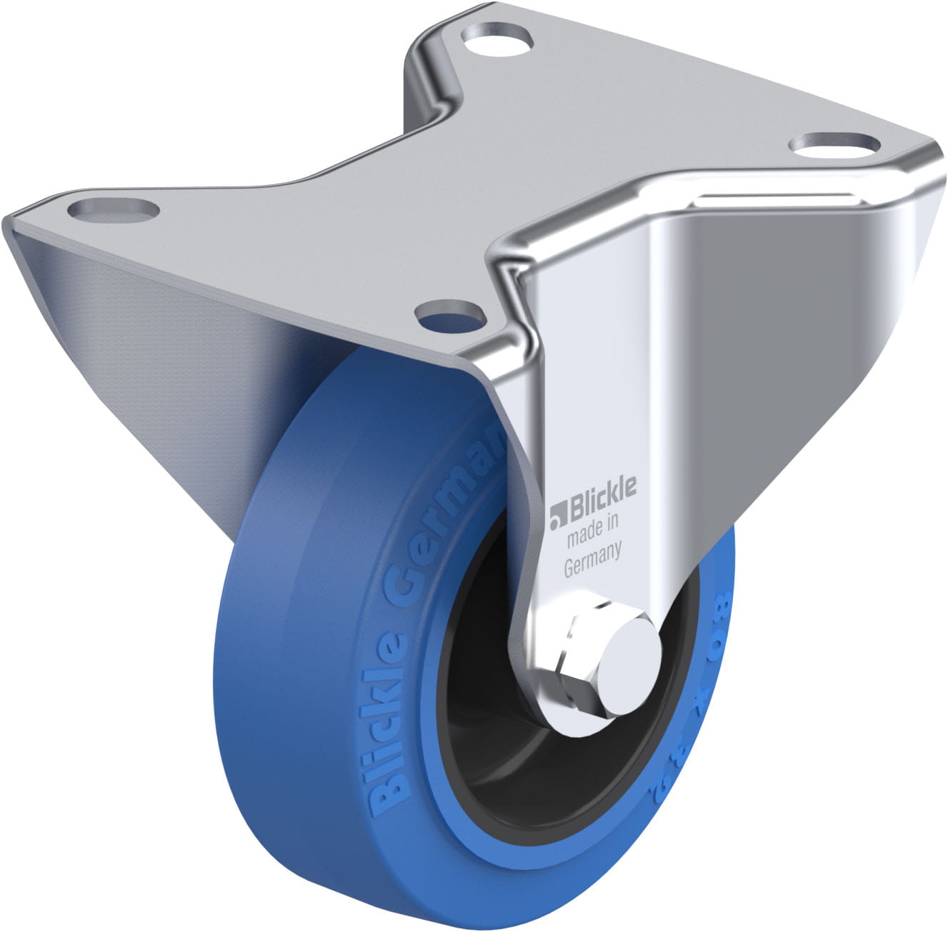 Bockrolle B-POEV 80G-SB, Ø 80 mm, max. 140 kg, hochwertiges Polyamid 6