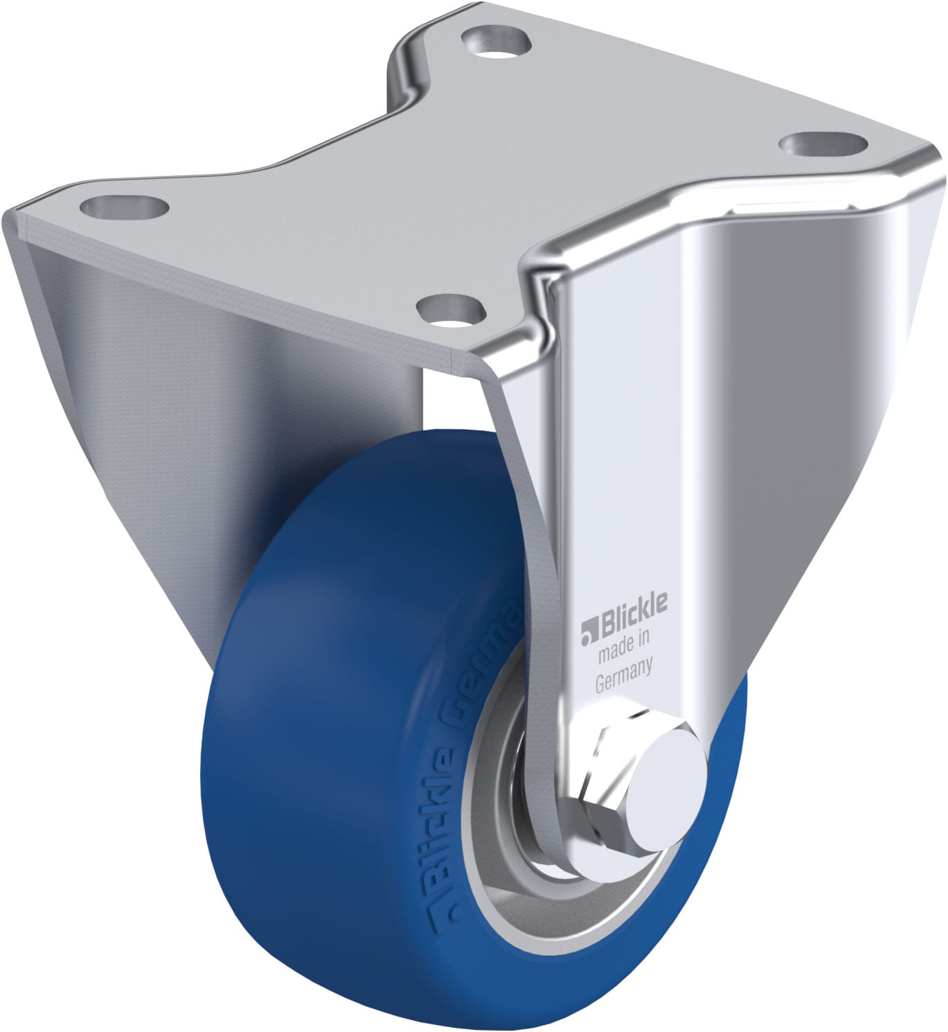 Bockrolle BH-ALBS 82K, Ø 80 mm, max. 230 kg, Aluminium-Druckguss