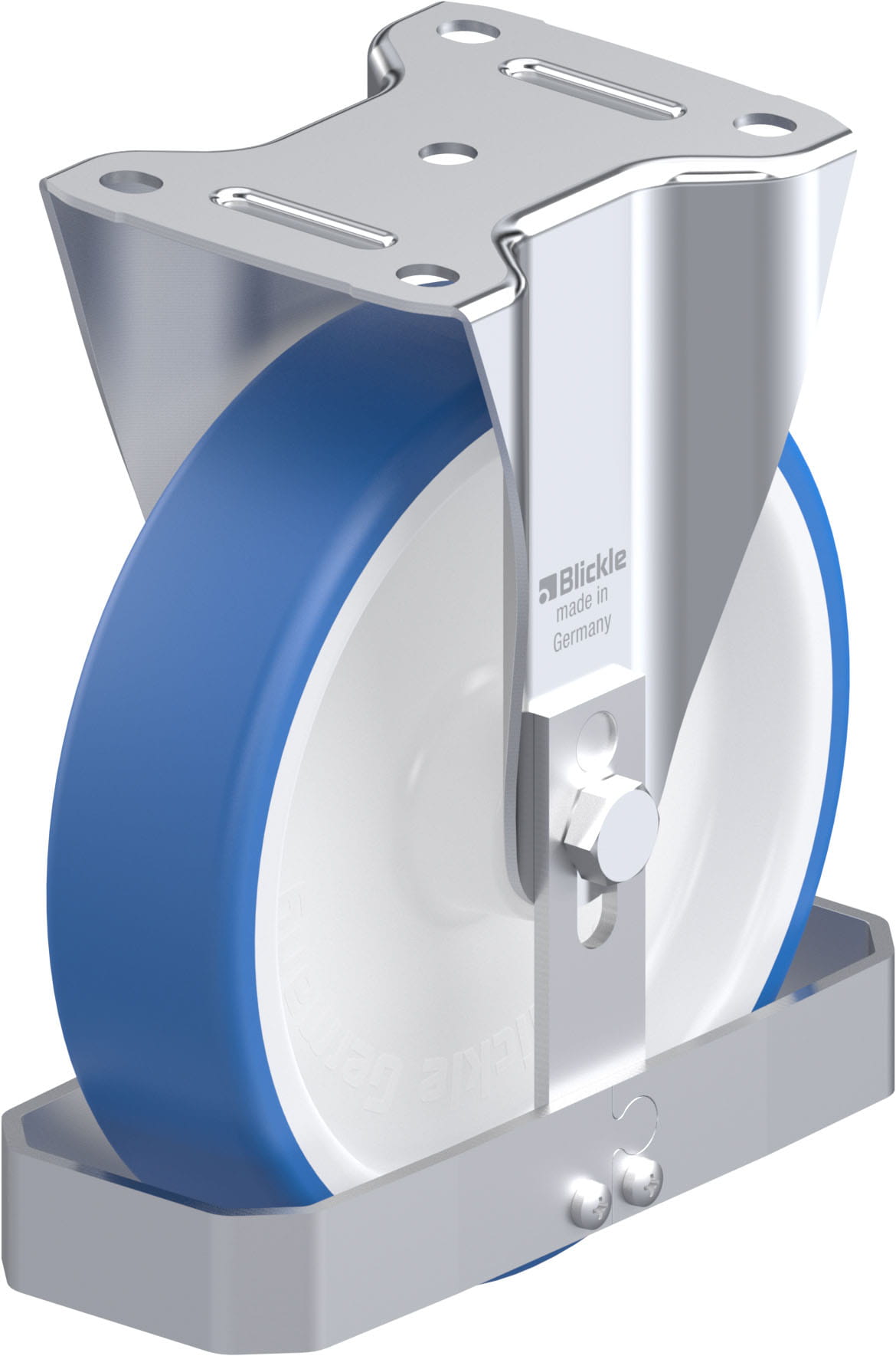 Bockrolle B-POTHS 200G-FS, Ø 200 mm, max. 400 kg, hochwertiges Polyamid 6