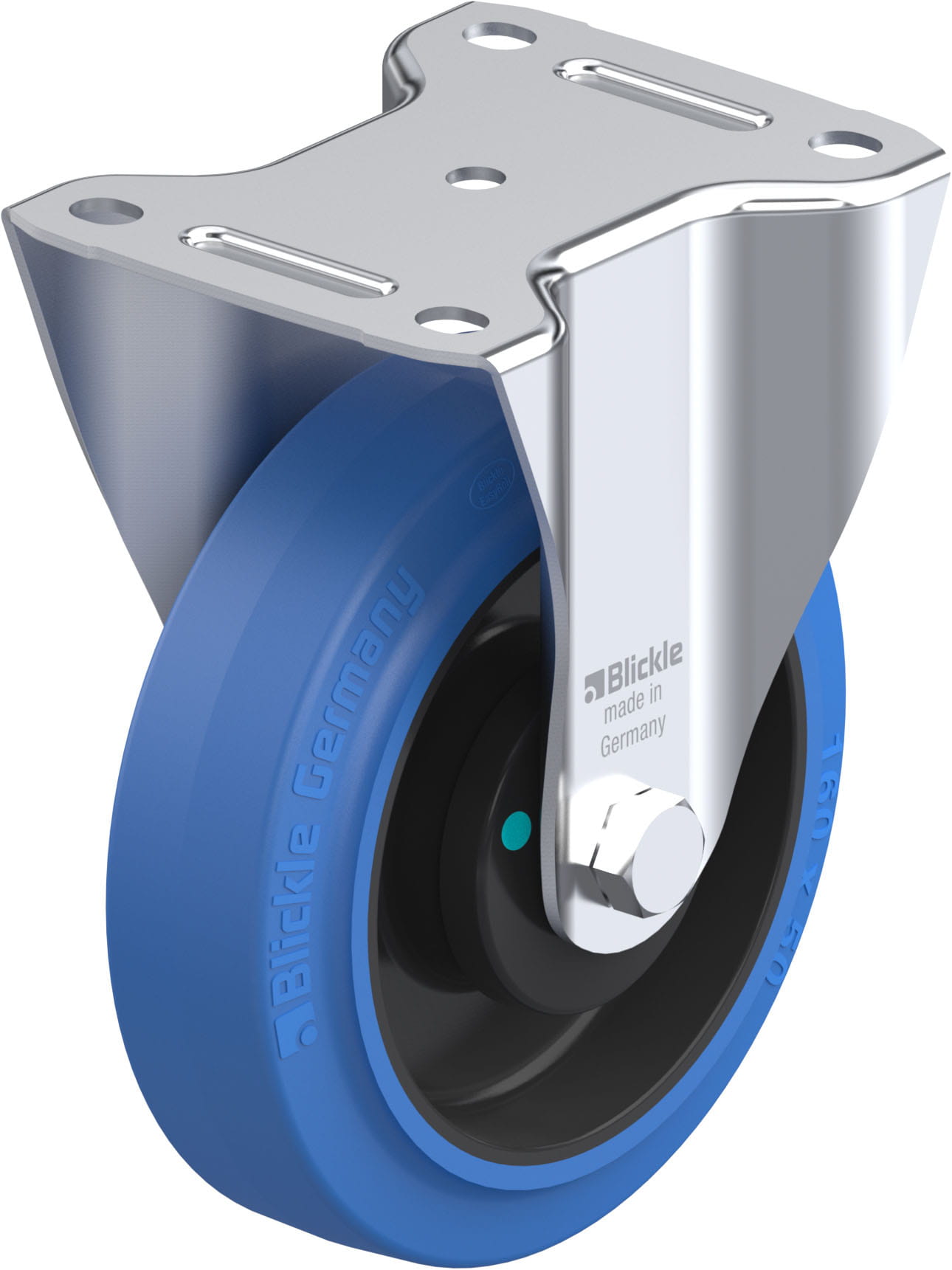 Bockrolle B-POEV 160KAD-SB, Ø 160 mm, max. 400 kg, hochwertiges Polyamid 6