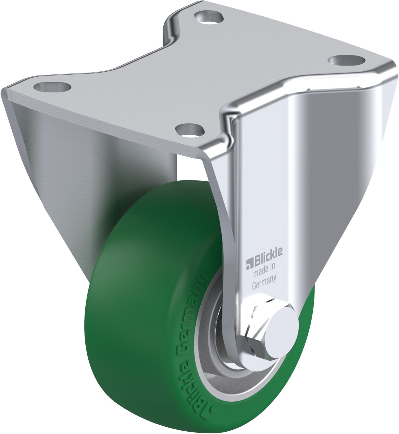 Bockrolle BH-ALST 82K, Ø 80 mm, max. 230 kg, Aluminium-Druckguss