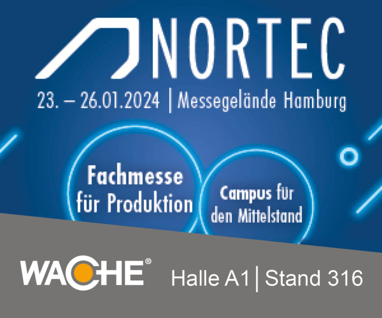 NORTEC 2024 – Fachmesse für Produktion mit neuem Format – Halle A1, Stand 316