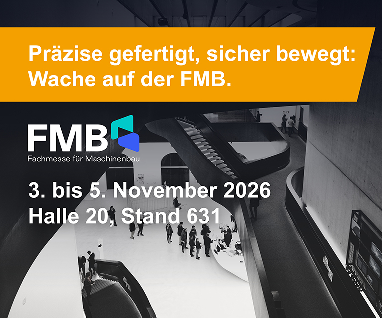 FMB – Fachmesse für Maschinenbau, Messezentrum Bad Salzuflen 3. bis 5. November 2026 Halle 20, Stand 631