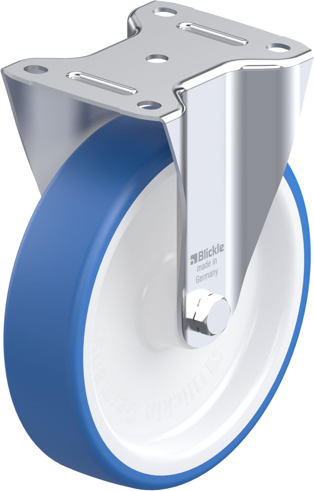 Bockrolle B-POTHS 200G, Ø 200 mm, max. 400 kg, hochwertiges Polyamid 6