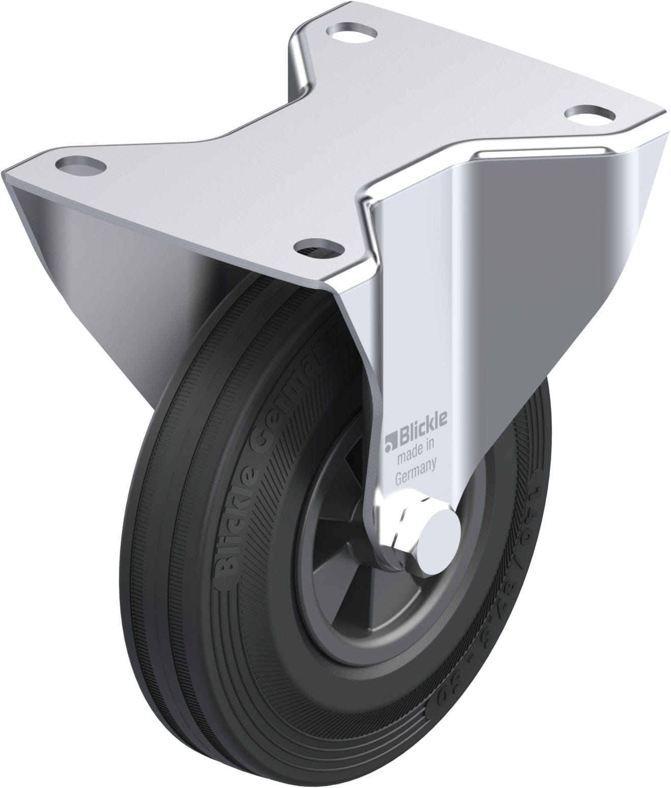 Bockrolle B-VPP 140G, Ø 140 mm, max. 115 kg, hochwertiges Polypropylen