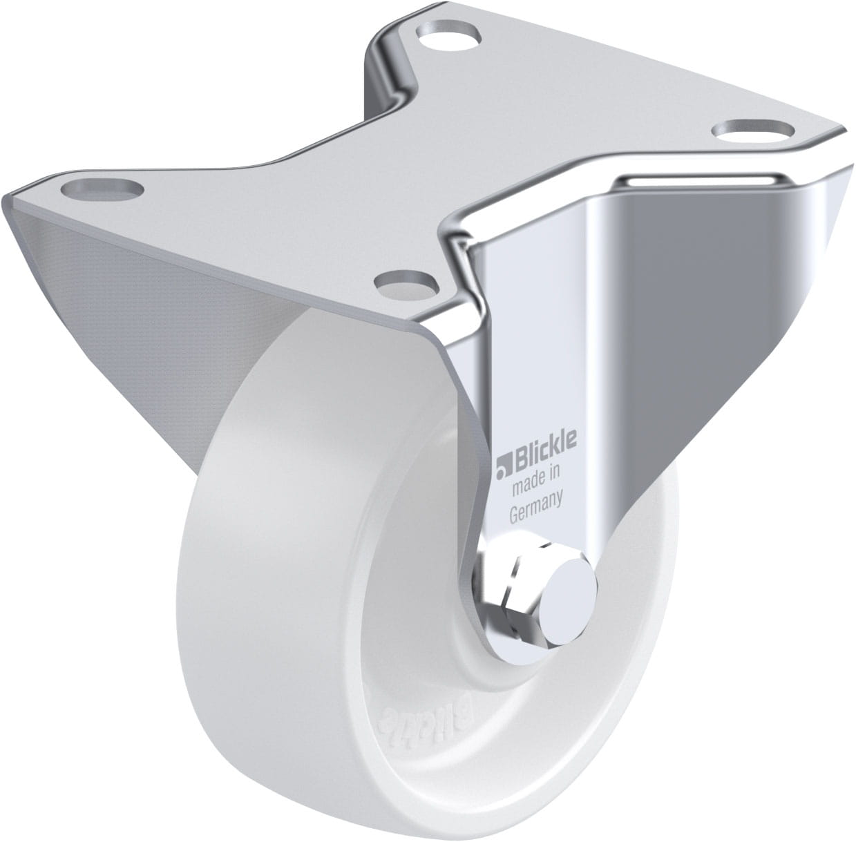 Bockrolle B-PPN 80R, Ø 80 mm, max. 120 kg, hochwertiges Polypropylen