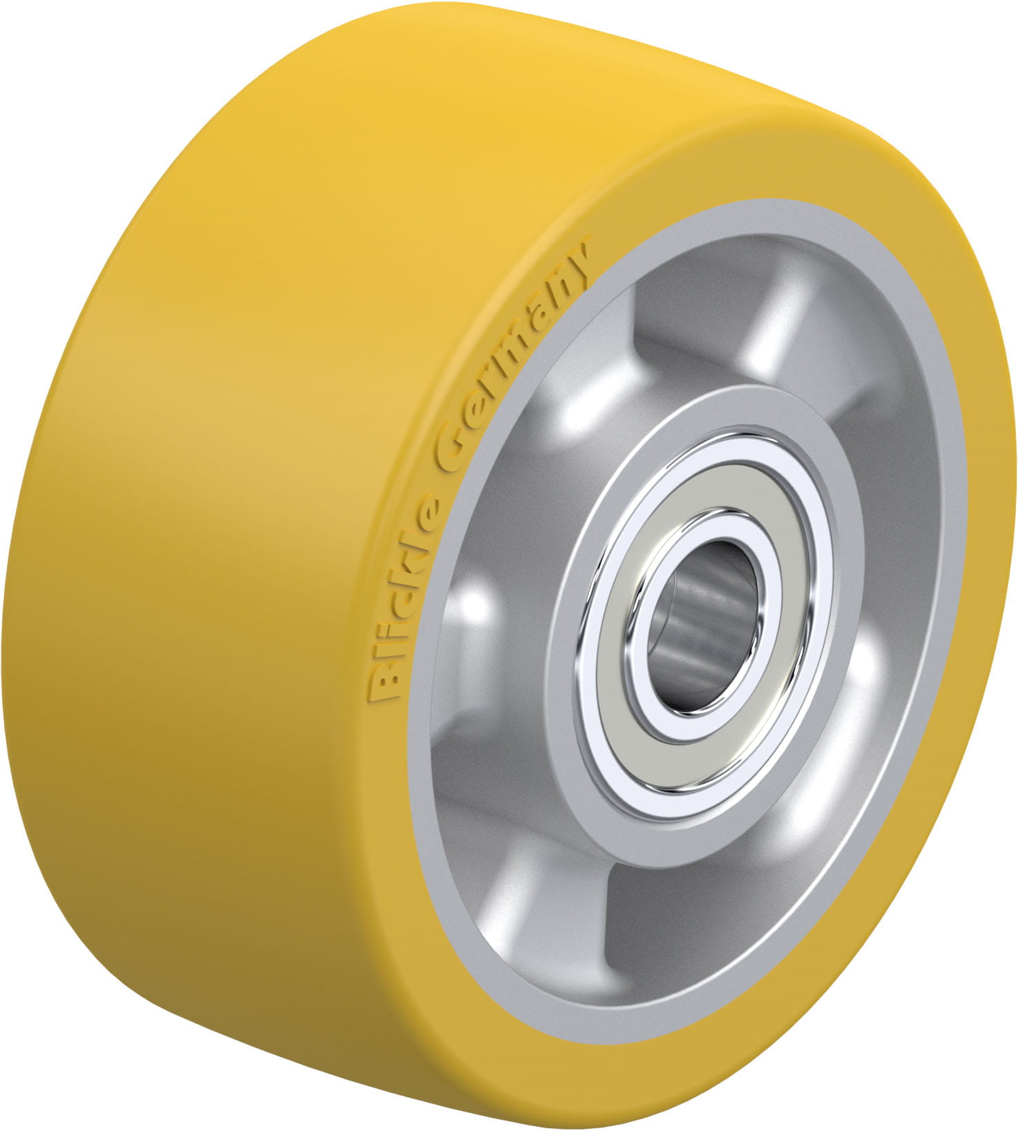 Rad ALTH 127/20K, Ø 125 mm, B 54 mm, Aluminium-Druckguss